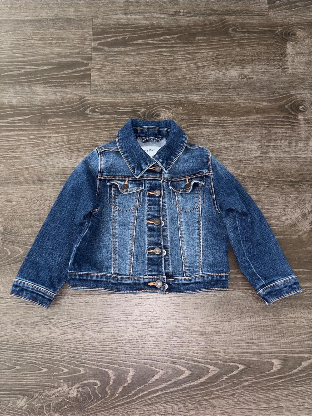 Old Navy Girls' Dark Blue Denim Jacket